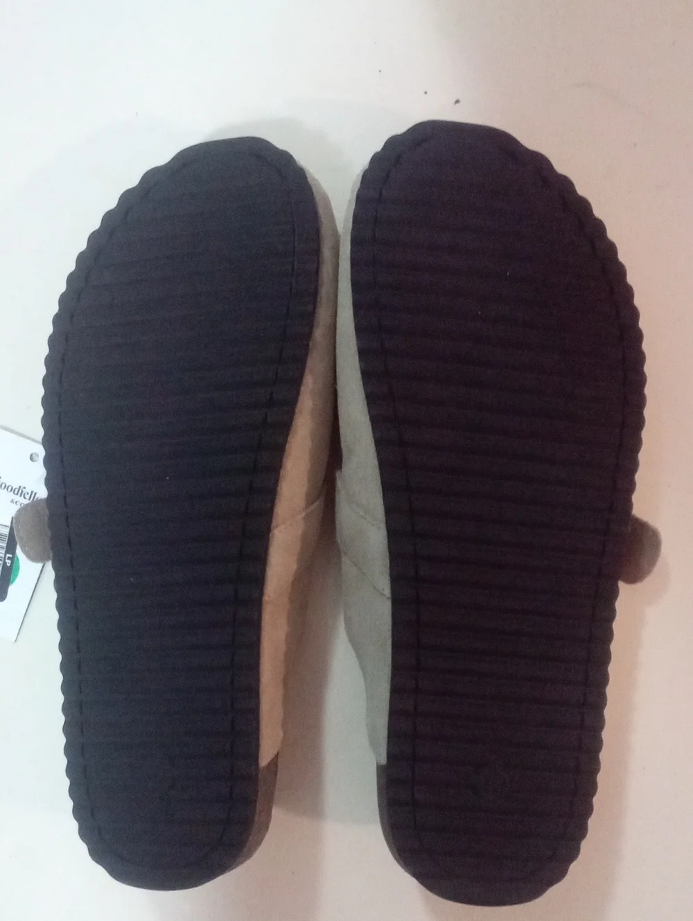 Goodfellow & Co Taupe Suede Slip-On Buckle Clogs NWT $45